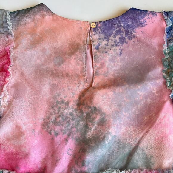 H&M Pink Tie-Dyed Tulle Dress - Picture 12 of 12